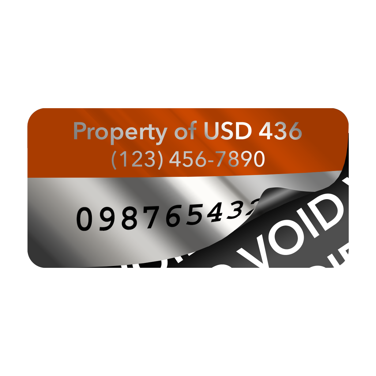 Custom Silver Security Tags - My One Stop