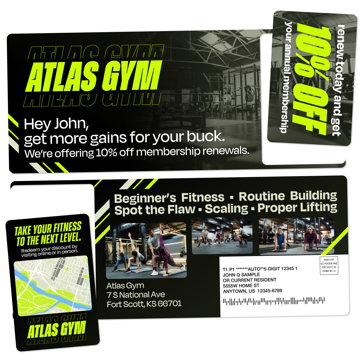 Custom Plastic Postcard Mailers