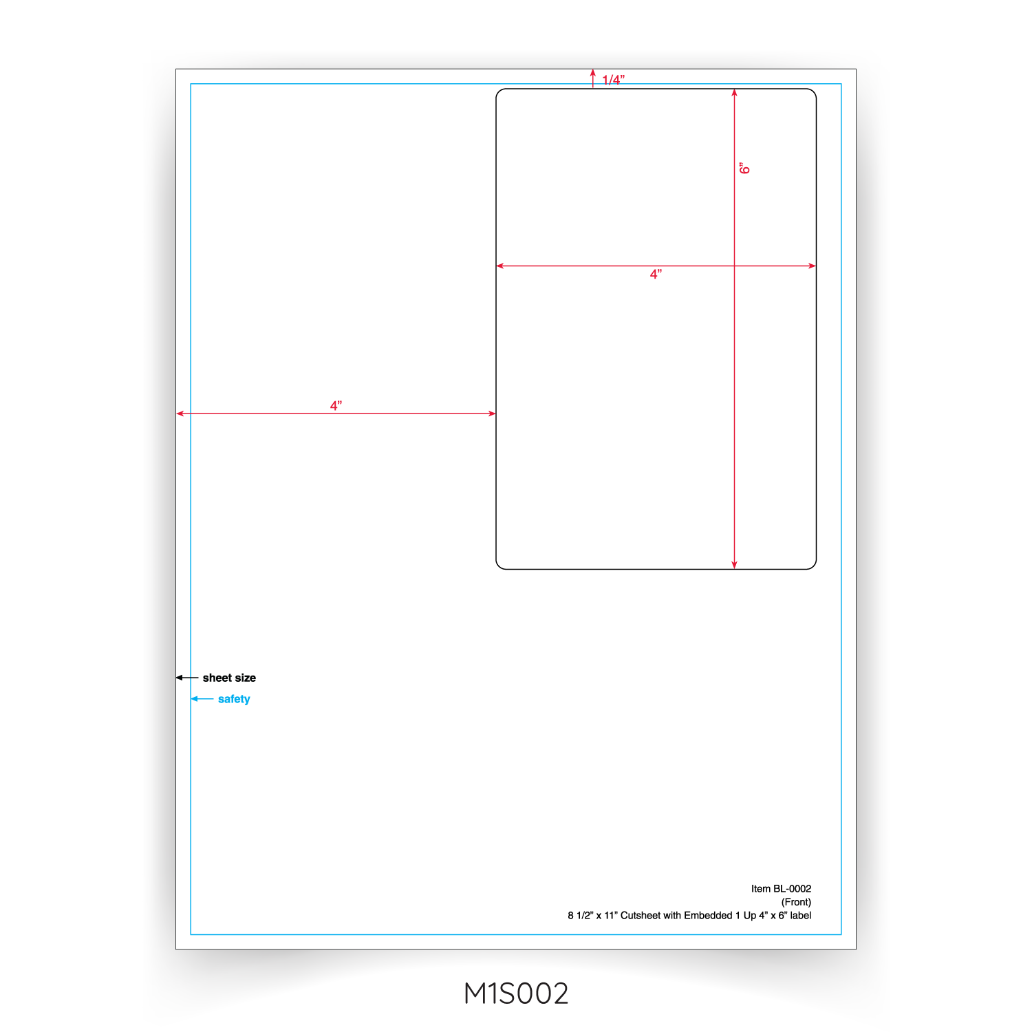 Stock Integrated Labels