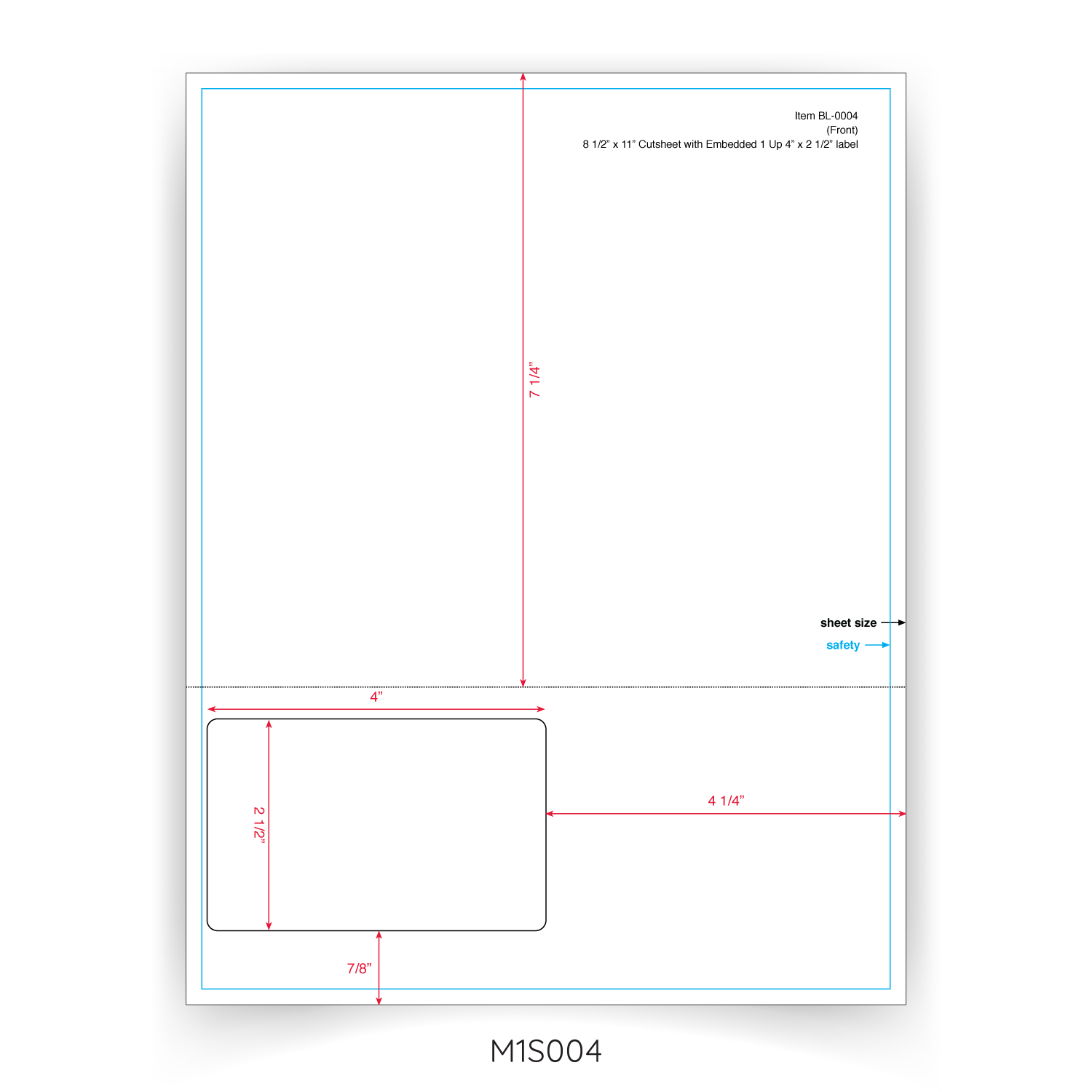 Stock Integrated Labels