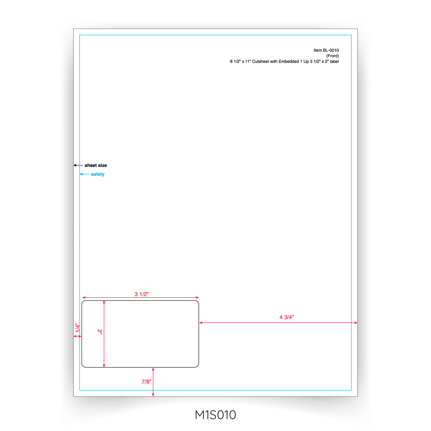 Stock Integrated Labels