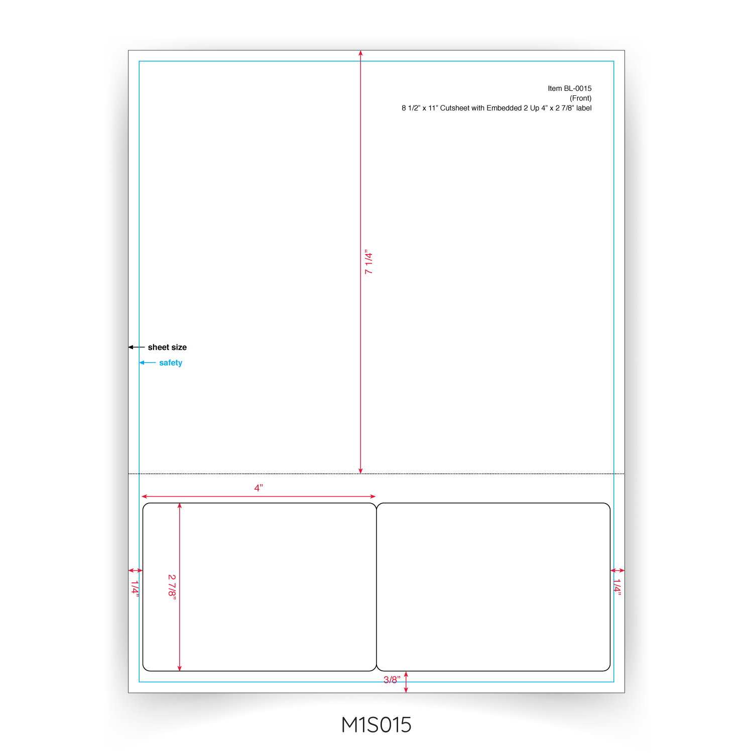 Stock Integrated Labels