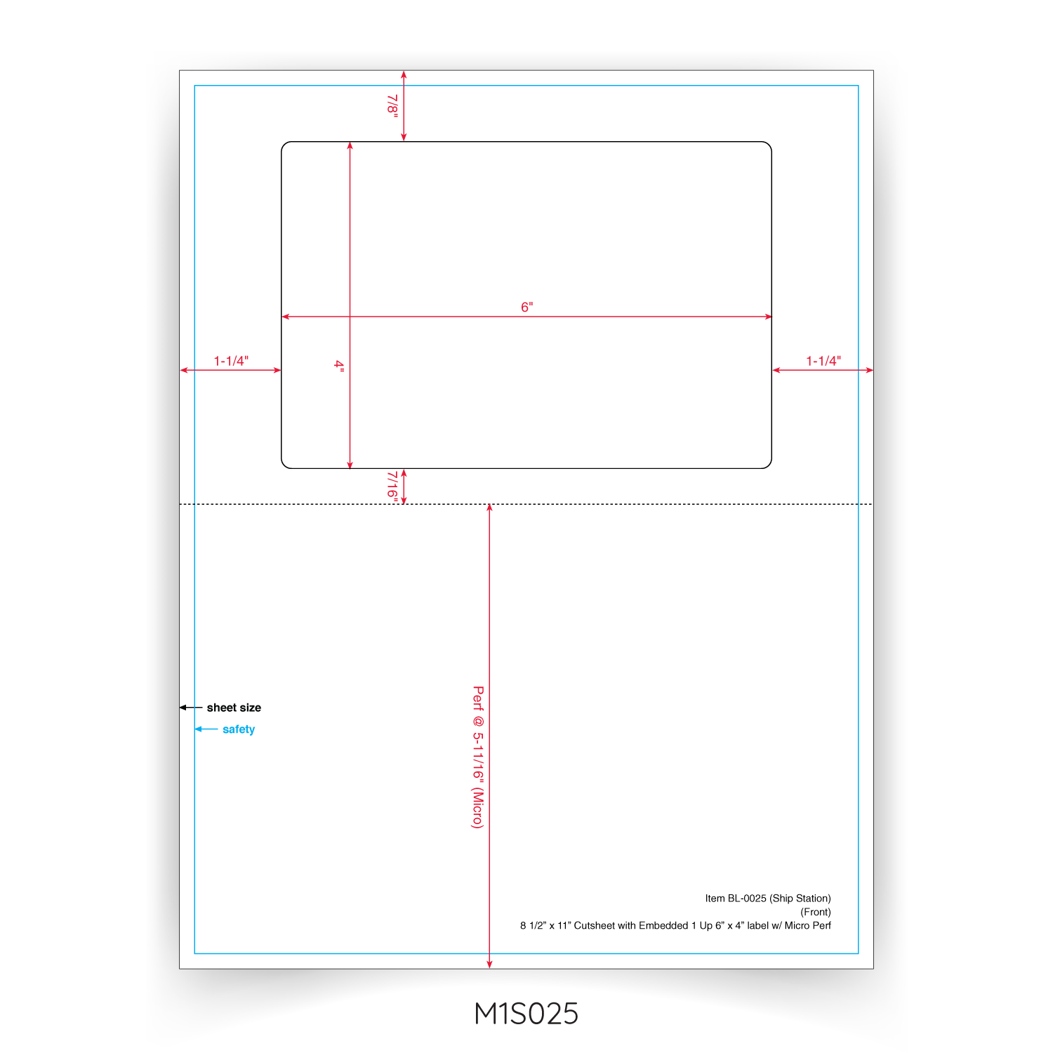 Stock Integrated Labels