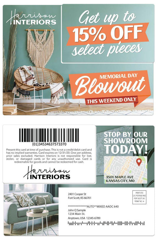 Plastic Postcard Mailers - My One Stop